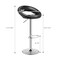 Height Adjustable Bar Stools Set of 2 with Hollow Back and Footrest